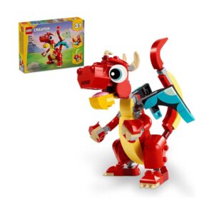 LEGO® Creator 3 em 1 – Dragão Vermelho